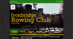 Desktop Screenshot of ironbridgerowingclub.co.uk